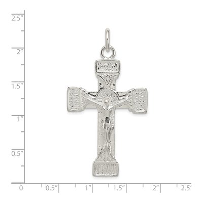 Sterling Silver Latin Crucifix Pendant – view 4