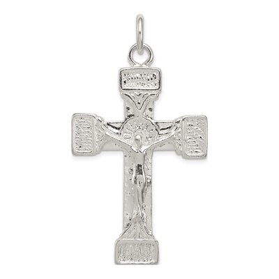 Sterling Silver Latin Crucifix Pendant