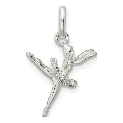 Sterling Silver Ballerina Charm – view 4