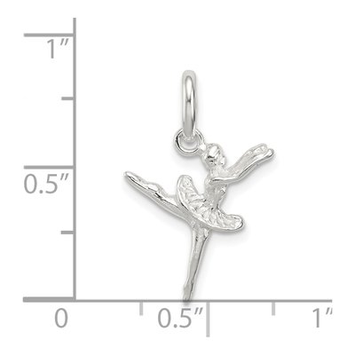 Sterling Silver Ballerina Charm – view 5