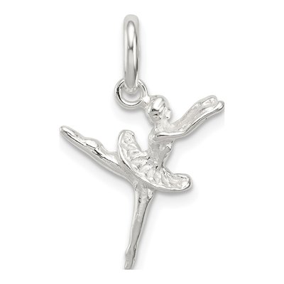 Sterling Silver Ballerina Charm
