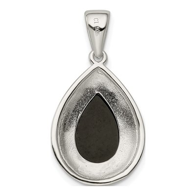 Sterling Silver Onyx Pendant – view 4