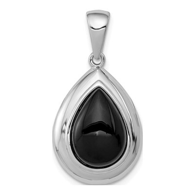 Sterling Silver Onyx Pendant