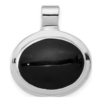 Sterling Silver Onyx Pendant