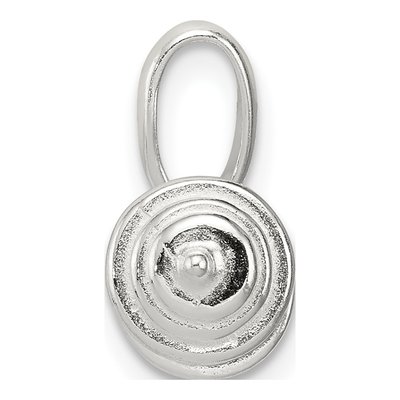 Sterling Silver Barbell Charm – view 3