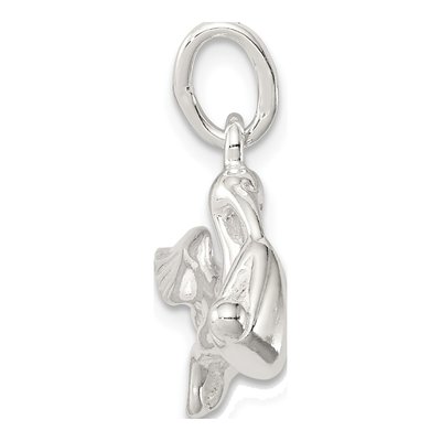 Sterling Silver Stork Pendant – view 3