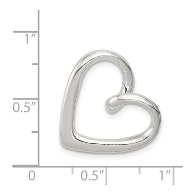 Sterling Silver Heart Charm – view 4