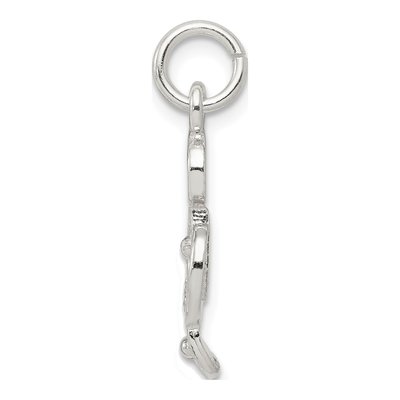 Sterling Silver Treble Clef Charm – view 3