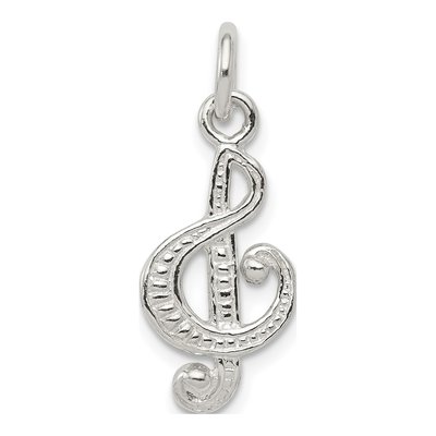 Sterling Silver Treble Clef Charm
