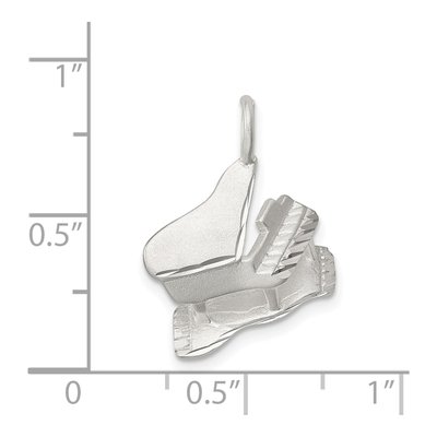 Sterling Silver Piano Pendant – view 4