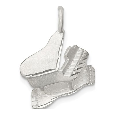 Sterling Silver Piano Pendant