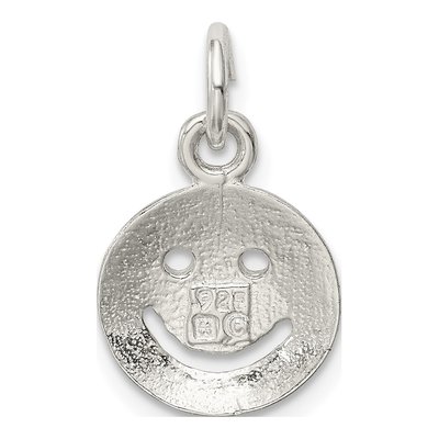 Sterling Silver Happy Face Pendant – view 5