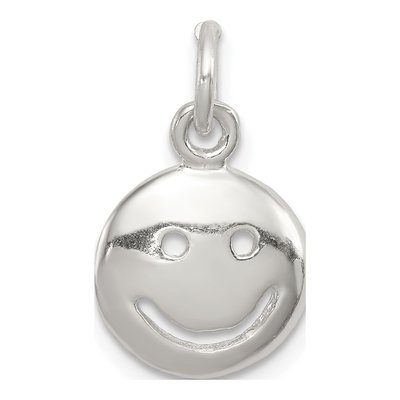Sterling Silver Happy Face Pendant