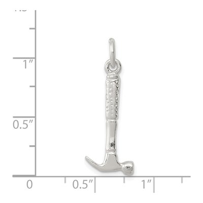 Sterling Silver Hammer Pendant – view 4