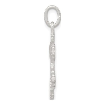 Sterling Silver Diamond-Cut Snowflake Charm – view 3