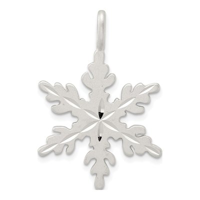 Sterling Silver Snowflake Pendant