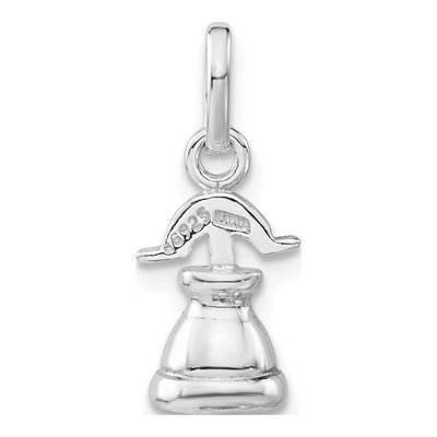 Sterling Silver 3-D Liberty Bell Charm – view 4
