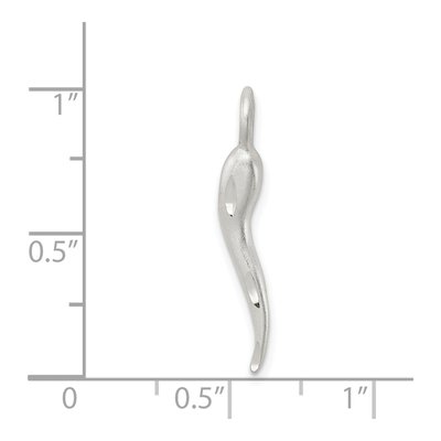Sterling Silver Horn Pendant – view 4