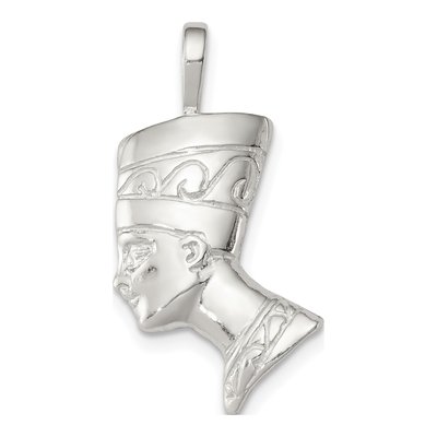 Sterling Silver Nefertiti Pendant