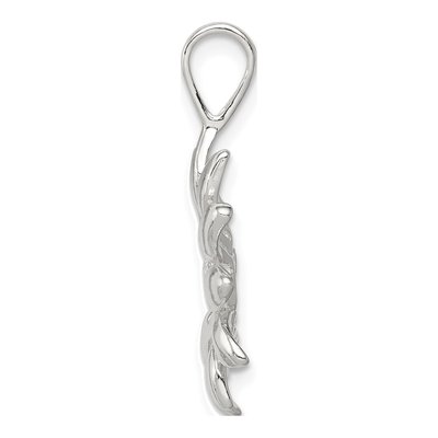 Sterling Silver Sunflower Pendant – view 3