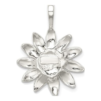 Sterling Silver Sunflower Pendant – view 5
