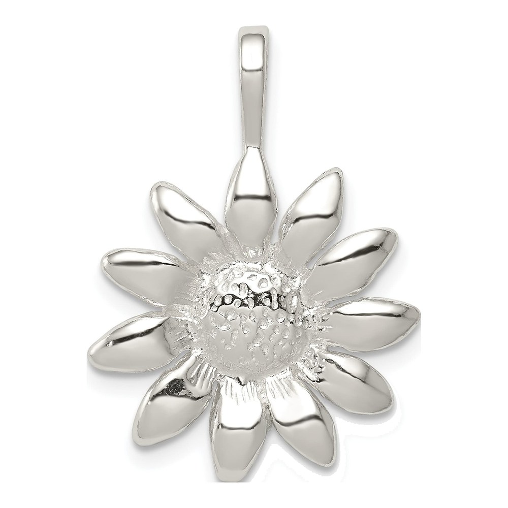 Sterling Silver Sunflower Pendant