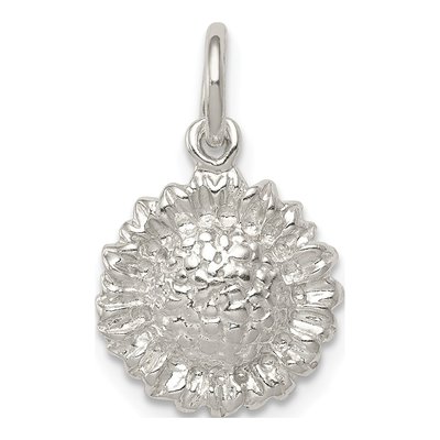 Sterling Silver Sunflower Pendant