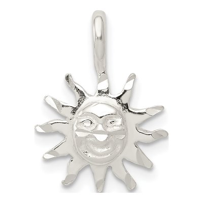 Sterling Silver Sun Pendant