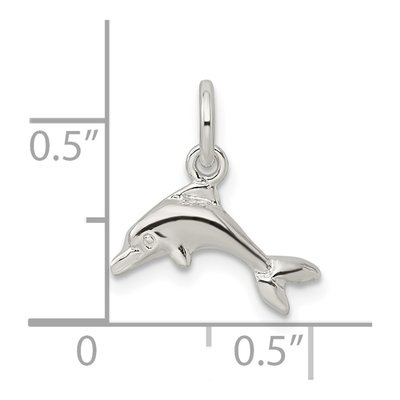 Sterling Silver Dolphin for Kids Charm – view 4