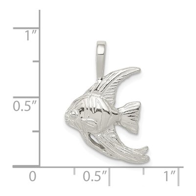Sterling Silver Fish Pendant – view 4