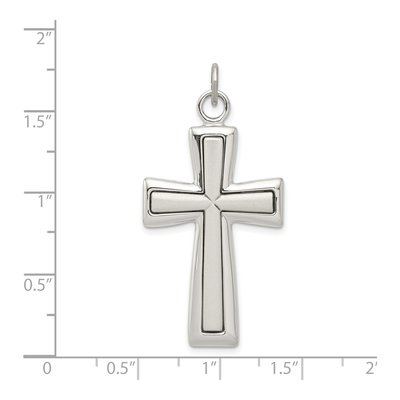 Sterling Silver Latin Cross Pendant – view 4