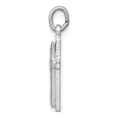 Sterling Silver Kids' Enameled Cross Charm – view 3