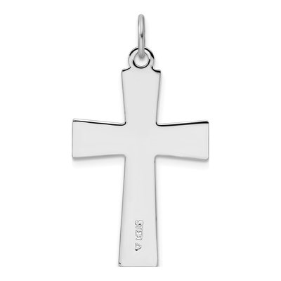 Sterling Silver Enameled Latin Cross Pendant – view 4