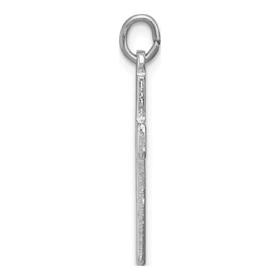 Sterling Silver Cut-Out Cross Charm – view 3
