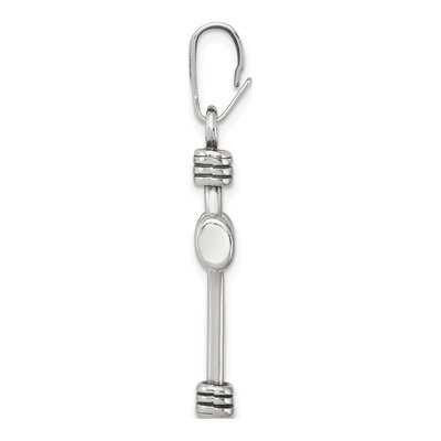 Sterling Silver Antiqued 3-D Cross Pendant – view 3