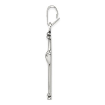Sterling Silver Antique Cross Pendant – view 3