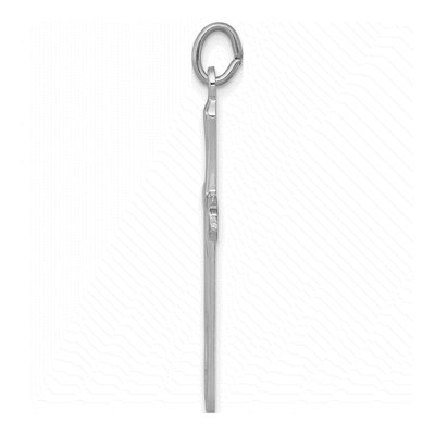 Sterling Silver Nail Cross Pendant – view 3