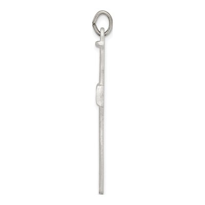 Sterling Silver Antiqued Nail Cross Pendant – view 3
