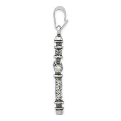 Sterling Silver Antiqued Cross Pendant – view 3