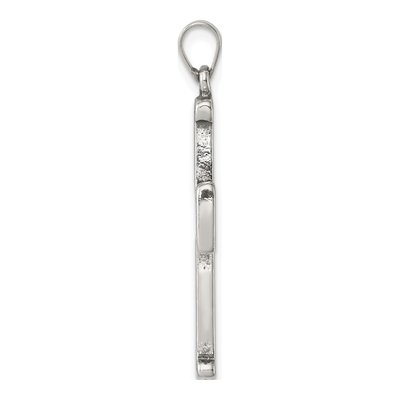 Sterling Silver Antiqued Cross Pendant – view 3