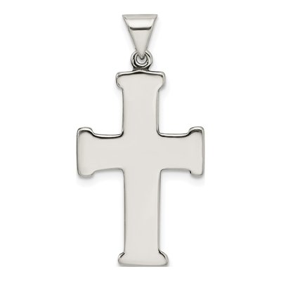 Sterling Silver Antiqued Cross Pendant – view 5