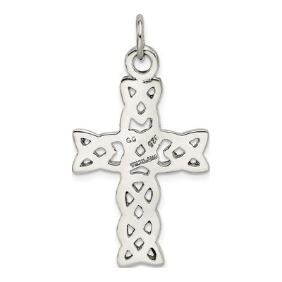 Sterling Silver Antiqued Celtic Cross Pendant – view 5