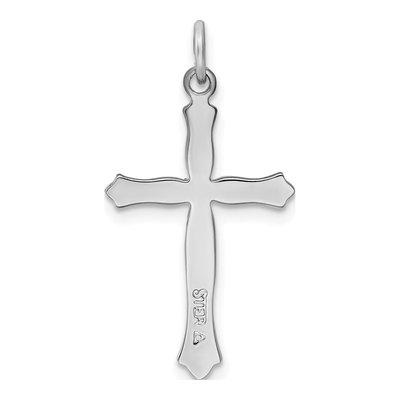 Sterling Silver CZ Cross Pendant – view 4