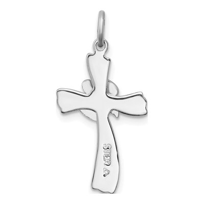 Sterling Silver Dove Cross Charm – view 5