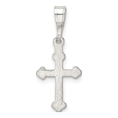Sterling Silver Budded Cross for Kids Charm – view 5
