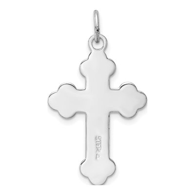 Sterling Silver Enameled Cross Pendant – view 5