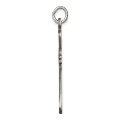 Sterling Silver Antiqued Cross Pendant – view 3