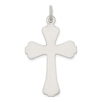 Sterling Silver Antiqued Cross Pendant – view 5