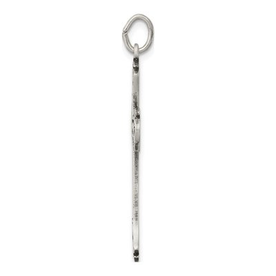 Sterling Silver Antiqued Cross Pendant – view 3