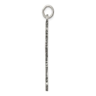 Sterling Silver Antiqued Cross Pendant – view 3